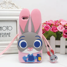 Load image into Gallery viewer, iphone5S手机壳苹果5保护套5S情侣卡通硅胶套SE全包防摔软外壳女