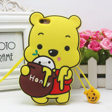 Load image into Gallery viewer, iphone5S手机壳苹果5保护套5S情侣卡通硅胶套SE全包防摔软外壳女
