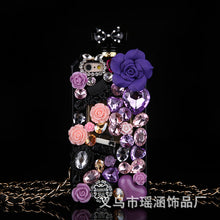 Load image into Gallery viewer, 安娜iphone6 手机壳 奢华满钻 6plus 保护套 香水瓶苹果5钻饰壳