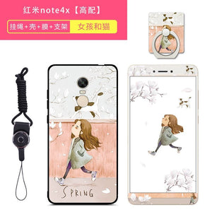 Xiaomi Redmi Note 4X Case Cover 小米红米note4x手机壳套钢化膜