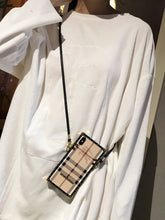 Load image into Gallery viewer, 壳手机a10/防摔潮牌A70A30格子全包A50A20M10奢华斜挎/三星//s9