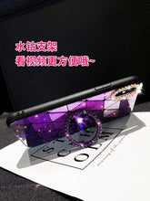 Load image into Gallery viewer, 苹果x手机壳女款镶钻xs网红xr菱格xsmax潮牌iphonex硅胶xr保护套带挂绳时尚max水钻支架个性抖音潮女创意潮款