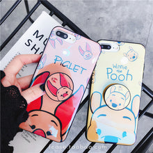 Load image into Gallery viewer, 卡通抖音同款手机壳苹果6s/x维尼小熊iphone8/7plus懒人支架少女