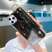 Load image into Gallery viewer, 日韩时尚闪/粉小米9手机壳个性滴胶银箔8se手腕带支架红米note7Pro全包透明防摔cc9se时尚女款k20保护套8青春