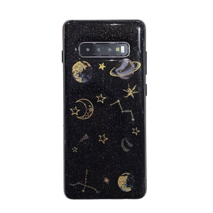 C7星空三星A70手机壳A60全包A50软壳闪粉A30/A20透明note5情侣女A8S/m10/M20/A6plus/a8 plus/j7prime防摔套