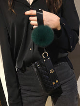 Load image into Gallery viewer, 潮牌苹果x手机壳女iPhone7plus皮腕带xr网红8毛绒XS支架6s新款max