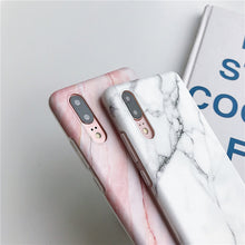 Load image into Gallery viewer, 简约ins大理石纹三星A70手机壳a50硅胶软套A40保护套个性冷淡风全包防摔可爱创意