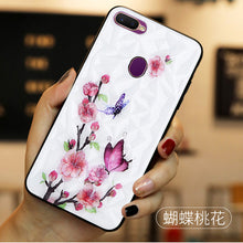 Load image into Gallery viewer, oppoa7x手机壳潮牌oppoA7X钻石纹玻璃a7x个性创意全包边防摔oppof9硅胶软壳磨砂网红情侣硬保护套女ins新品F9