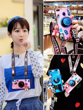 Load image into Gallery viewer, 小米红米k20pro手机壳note8斜挎红米note7女款硅胶note5个性note4x高配版创意5超薄6a网红6pro潮plus背带挂绳