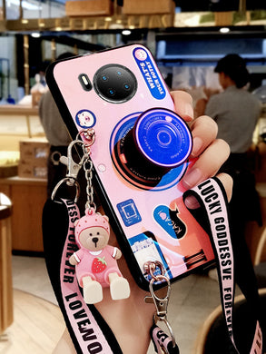 华为mate30手机壳女款网红华为mate20x硅胶套20x5g版个性创意mate20pro时尚全包防摔潮牌斜挎背带挂绳超薄ins