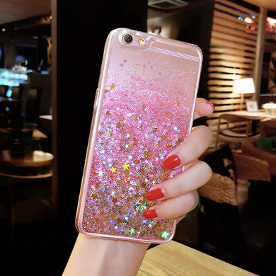 闪粉流沙三星note3/4/5/8手机壳J7硅胶J5软壳A5潮女款S8/S9PLUS套