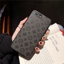 Load image into Gallery viewer, 皮质iphoneXS max手机壳个性女款潮苹果7plus奢华硅胶套8plus全包防摔高档iphonexr新款情侣6S网红情侣软壳男