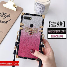 Load image into Gallery viewer, oppoA5S手机壳oppo A5S奢华闪粉6.2英寸0pp0a5s蜜蜂oppa opp0a5s潮女ins网红opooa个性opa5s全包防摔opop外套