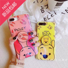 Load image into Gallery viewer, 新品蓝光卡通oppoA5手机壳a73/a59s全包软硅胶a57气囊支架A3可爱a