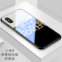 Load image into Gallery viewer, 小米8手机壳青春版探索屏幕指纹版8se豹纹玻璃镜面6x小米6全包防摔ins风小米9红米note7 pro网红女款潮挂绳5x