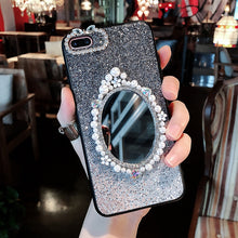 Load image into Gallery viewer, 红米K20 PRO奢华渐变闪粉Note7 PRO镜子水钻Redmi7手机壳Note8网红女7A潮牌红米6/6A/6PRO全包边挂绳挂脖硅胶