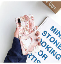 Load image into Gallery viewer, 北欧大理石纹华为mate20手机壳mate20PRO保护套mate20lite硅胶华为p30个性情侣麦芒7女款ins韩风简约防摔软壳