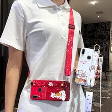 Load image into Gallery viewer, 红米note7手机壳小米noto7pro女款redmi7保护硅胶套防摔M1901F7E全包por女1910F7BE腕带T斜挎挂绳C软壳BE七潮