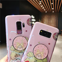 Load image into Gallery viewer, 美少女三星s10手机壳s8少女心note8/9全包s9+手机套a9star lite防摔s10e软壳a9s挂绳note10+保护套a8s软壳