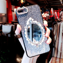 Load image into Gallery viewer, 红米K20 PRO奢华渐变闪粉Note7 PRO镜子水钻Redmi7手机壳Note8网红女7A潮牌红米6/6A/6PRO全包边挂绳挂脖硅胶