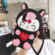 Load image into Gallery viewer, 华为nova5i手机壳卡通硅胶防摔nova3i手机套nova4可爱猫咪nooa5pro全包边P30创意个性潮萌女款挂脖软壳手机壳