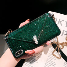 Load image into Gallery viewer, 潮牌零钱苹果8plus手机壳皮质X/Xr创意可斜挎挂绳iPhoneXsMax可以背的防摔6sp个性时尚7plus女款六八保护套XS