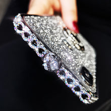 Load image into Gallery viewer, 苹果x手机壳新款xs max水钻金属边框iphonex防摔满钻网红xR女闪粉8plus带钻7plus高档6p边框壳6splus个性创意