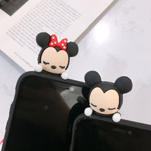 Load image into Gallery viewer, oppo Realme5/pro趴趴米奇毛绒米妮k5软套鼠年Realme x2/xt手机壳