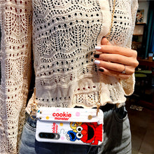 Load image into Gallery viewer, 个性卡通腕带华为mate30手机壳p30pro可背带斜挎链条mate20网红女款p20创意p30全包边lite软壳mate30pro日韩