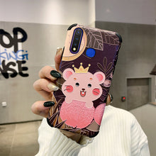 Load image into Gallery viewer, Japan and South Korea illustration vivo Y5S phone shell female models Y7S Y3 cute cartoon protective sleeve silk pattern Y19 Y17 creative sets drop resistance vivo silicone corners literary clear the new network Red tide soft-shell models