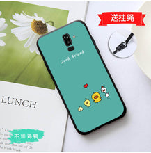 Load image into Gallery viewer, 优卡乐 三星j8 2018手机壳三星j8 2018卡通全包边防摔硅胶软磨砂潮男女款保护套时尚日韩可爱tpu创意个性网红