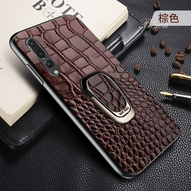 华为p30手机壳真皮p30pro皮套p30lite保护套带磁吸指环支架p20定制高档p20por皮革全包防摔个性男款/士限量版