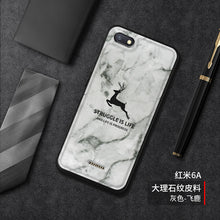 Load image into Gallery viewer, 送钢化膜红米6a手机壳男个性创意小米redmi 6a保护套全包防摔大理石纹皮套6A新款简约高档女卡通潮牌硅胶软壳