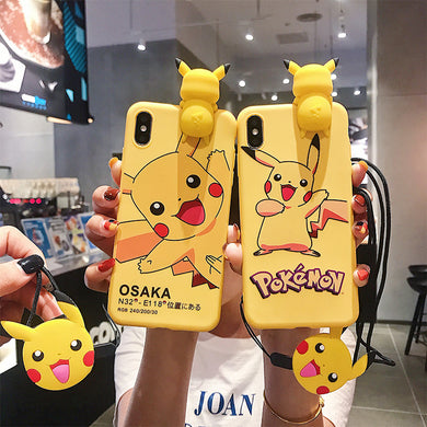 皮卡丘OPPOA3手机壳A5硅胶A3S少女款A7软壳A5S可爱A39挂绳A57卡通A59保护套A59S支架A73黄色A79动漫A83挂件A1