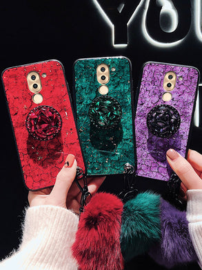 华为GR5 2017手机壳防摔BLL-L22保护套硅胶软边个性创意支架女款