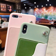 Load image into Gallery viewer, 收纳零钱包抹茶绿华为荣耀7x手机壳gr5/gr3斜挎y7/y6 pro 2017套