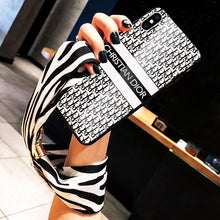 Load image into Gallery viewer, 红米6A手机壳小米A6保护套红迷6A彩绘玻璃壳M1804C3CE复古丝巾挂绳redmi6a网红女款hm红米6A小香风hongmi6A