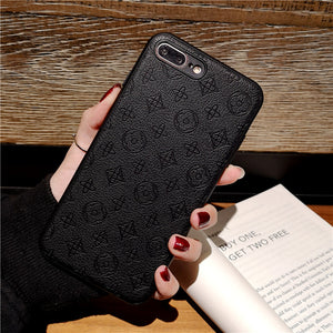 皮质iphoneXS max手机壳个性女款潮苹果7plus奢华硅胶套8plus全包防摔高档iphonexr新款情侣6S网红情侣软壳男