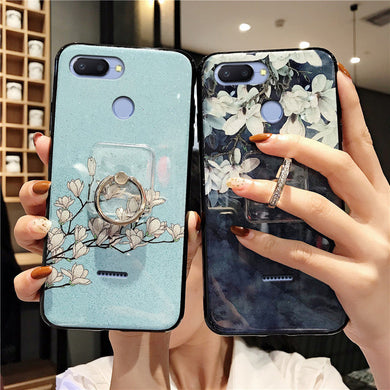 小米红米5plus手机壳n0te4redmi6pro个性6a创意note5a/not4x/a6/puls全包por软壳x4硅胶s2带指环扣支架一体p