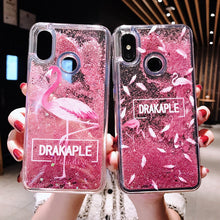 Load image into Gallery viewer, 火烈鸟小米8手机壳8青春版mix2s红米6女note5流沙6X流动5X透明MIX2液体note3网红max2八液态6A硅胶六redmi6潮