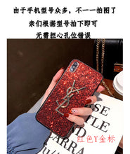 Load image into Gallery viewer, 三星s8+手机壳s10+plus网红女款s9+闪钻潮牌note9/8挂绳全包防摔