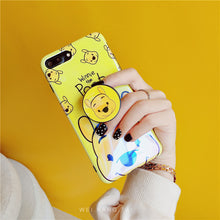 Load image into Gallery viewer, 蓝光镭射可爱卡通小熊xs max苹果6splus苹果XR手机壳iPhone7plus情侣全包软壳8plus硅胶套6s保护套女