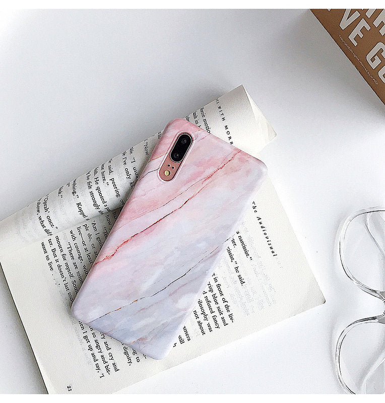 北欧大理石纹华为mate20手机壳mate20PRO保护套mate20lite硅胶华为p30个性情侣麦芒7女款ins韩风简约防摔软壳