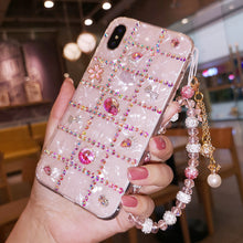 Load image into Gallery viewer, 网红夏季iphoneXs max苹果8plus手机壳7水钻贝壳纹XR保护套6少女