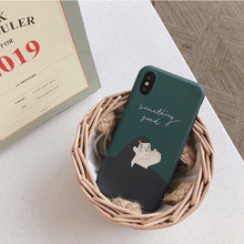 Load image into Gallery viewer, 韩风插画苹果X/XS/XR手机壳11Pro/Max/iPhone6s/8plus/7/6p创意套