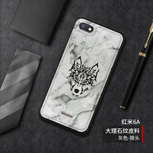 Load image into Gallery viewer, 送钢化膜红米6a手机壳男个性创意小米redmi 6a保护套全包防摔大理石纹皮套6A新款简约高档女卡通潮牌硅胶软壳