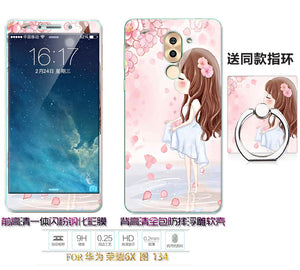 适用于 新款华为GR5 2017手机壳卡通男女BLL-L21硅胶保护套L22防