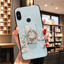 Load image into Gallery viewer, 小米红米5plus手机壳n0te4redmi6pro个性6a创意note5a/not4x/a6/puls全包por软壳x4硅胶s2带指环扣支架一体p