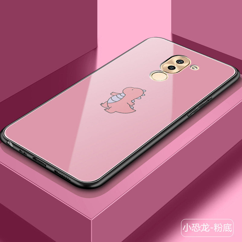 华为荣耀6X手机壳GR5 2017外套honor6x荣誉6x情侣款al40玻璃壳TL00硅胶软边BLN-AL10潮男女b1n小猴子al20简约