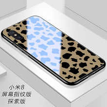 Load image into Gallery viewer, 小米8手机壳青春版探索屏幕指纹版8se豹纹玻璃镜面6x小米6全包防摔ins风小米9红米note7 pro网红女款潮挂绳5x